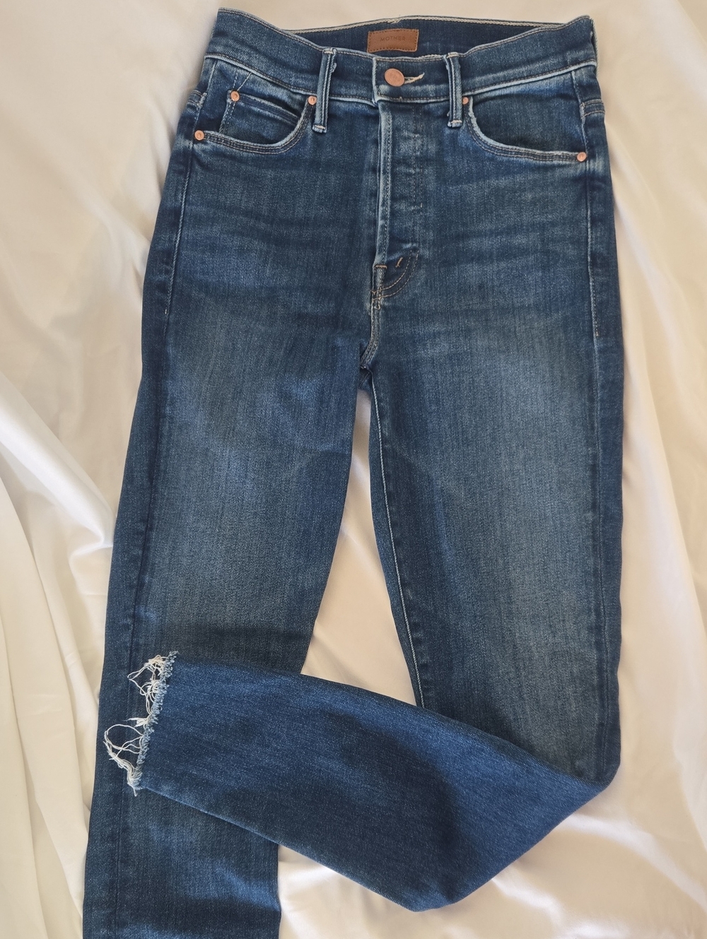 MOTHER High-Rise Skinny Jeans